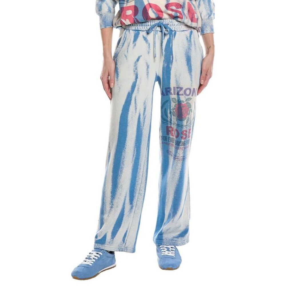 Nu Vintage Womens  Arizona Rose Sweatpant, Blue